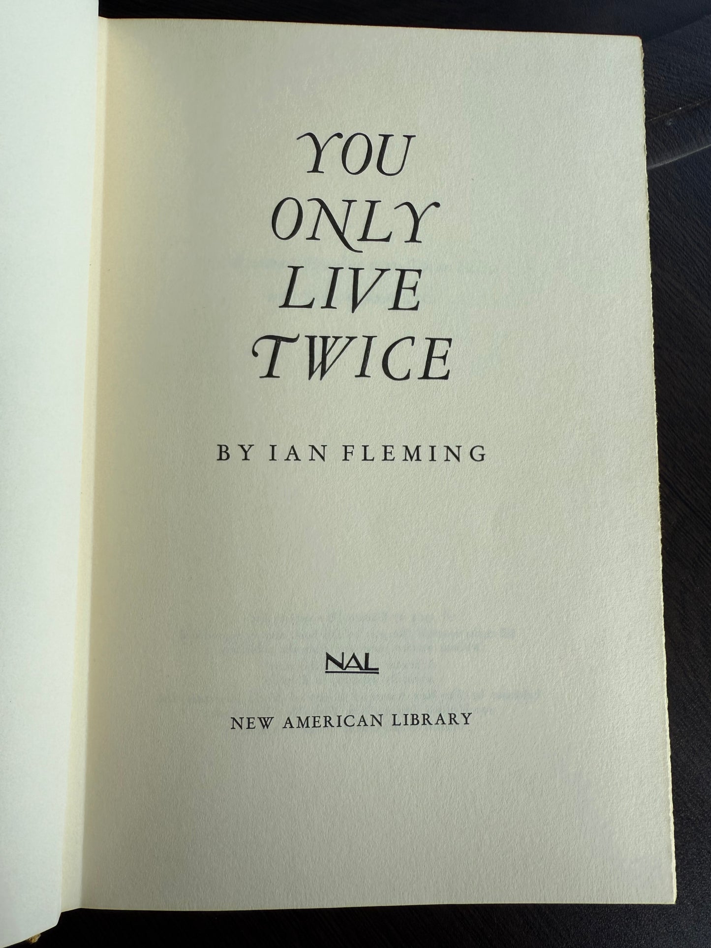 James Bond Novel, You Only Live Twice