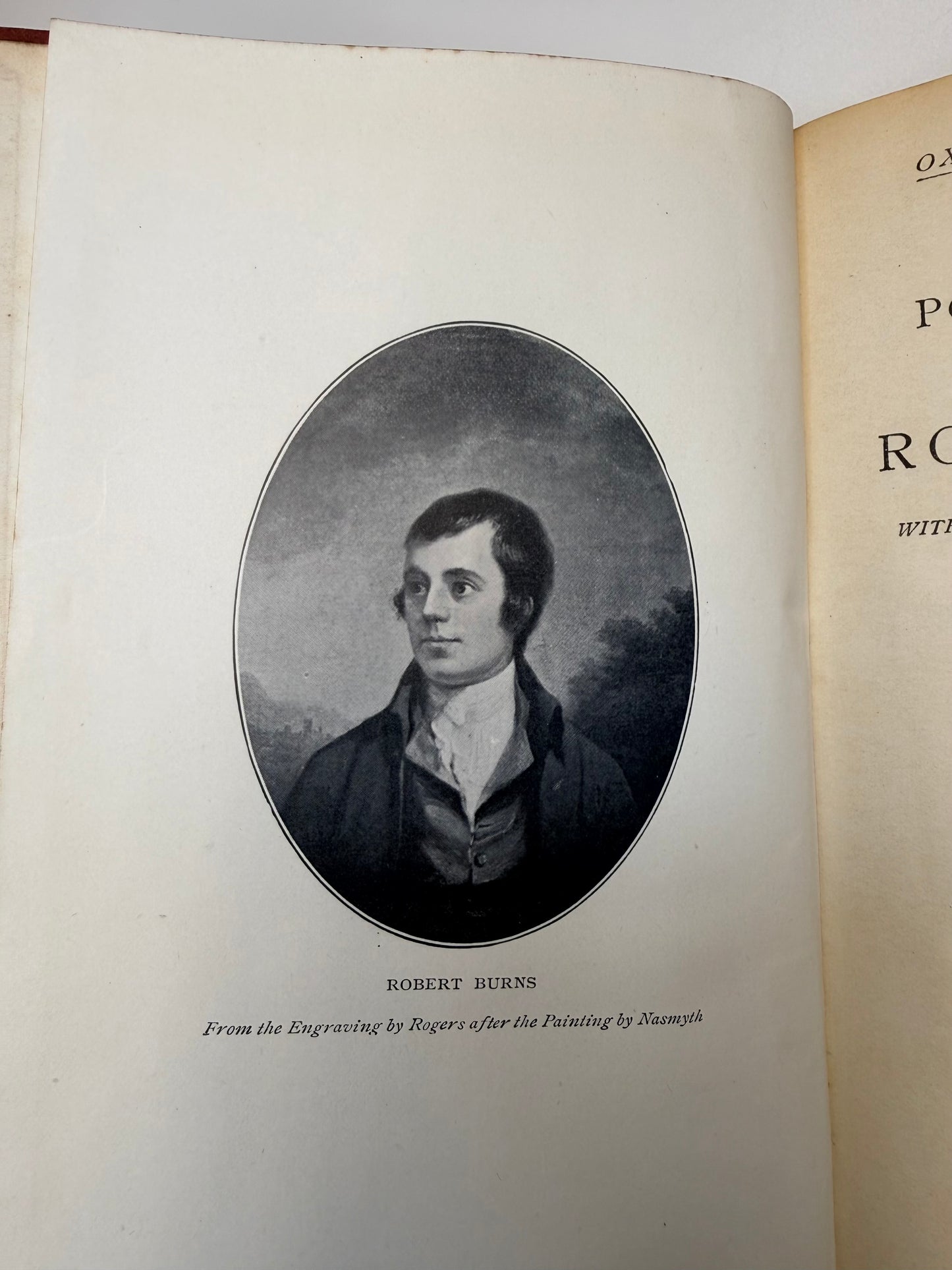 Robert Burns Poetical Works, 1906, Oxford Edition