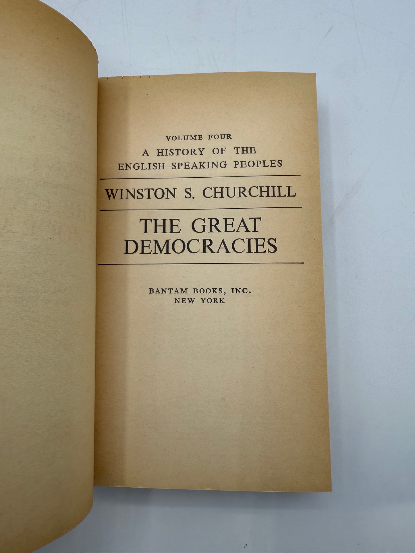 The Great Democracies by Winston S Churchill, 1963
