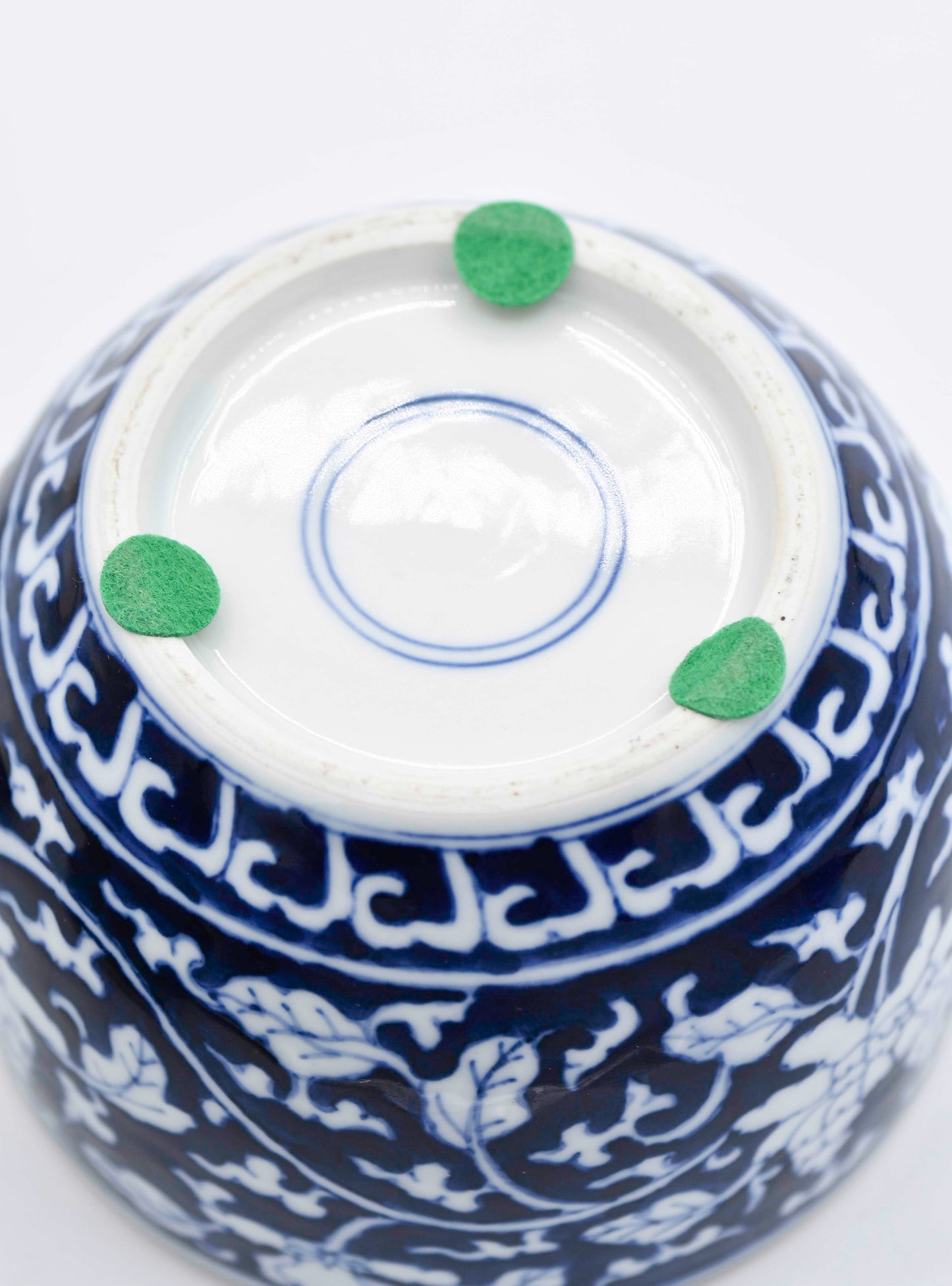 Cobalt Blue Lidded Porcelain Container, China