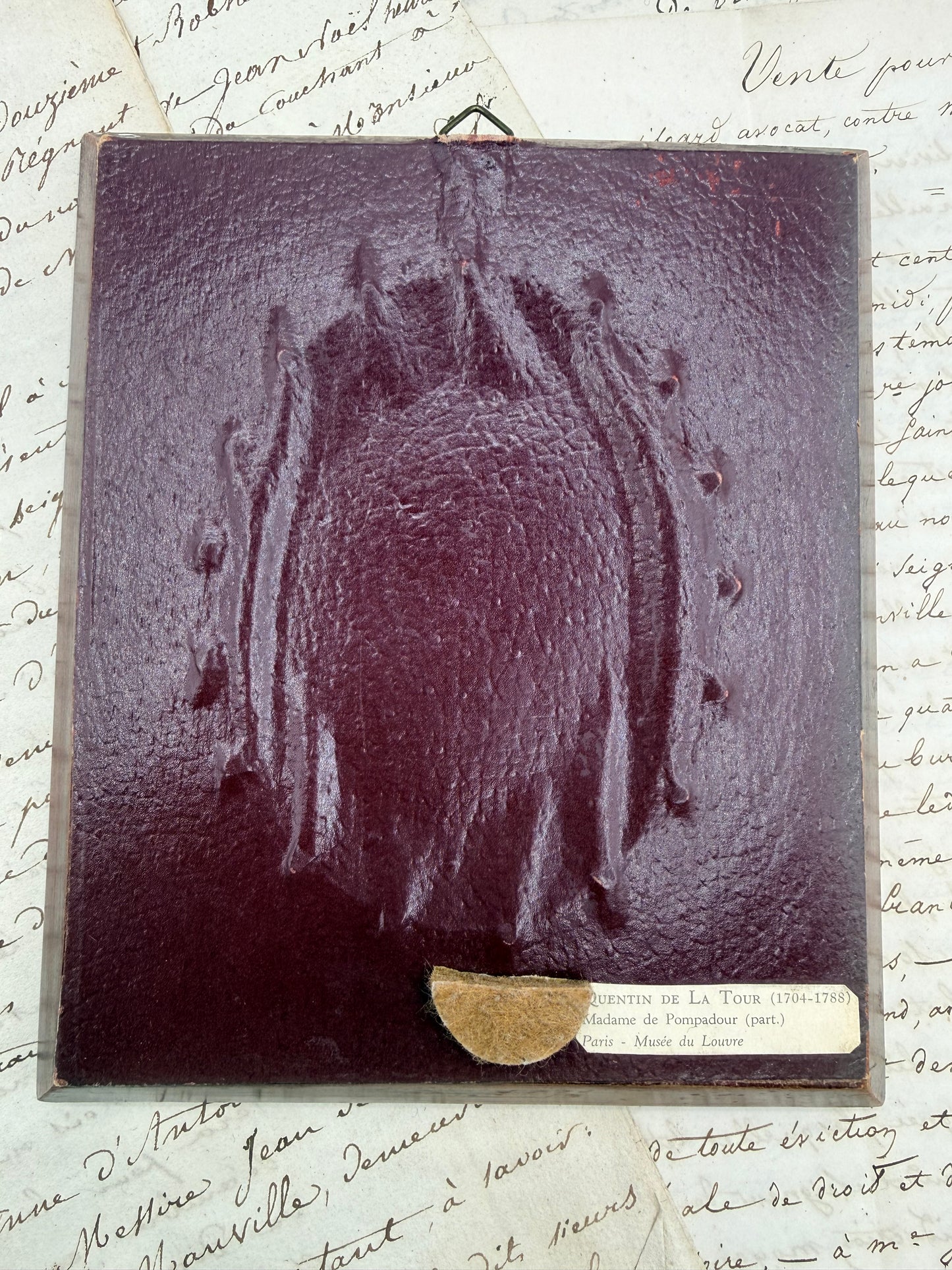 French Miniature Portrait Print, Madame de Pompadour