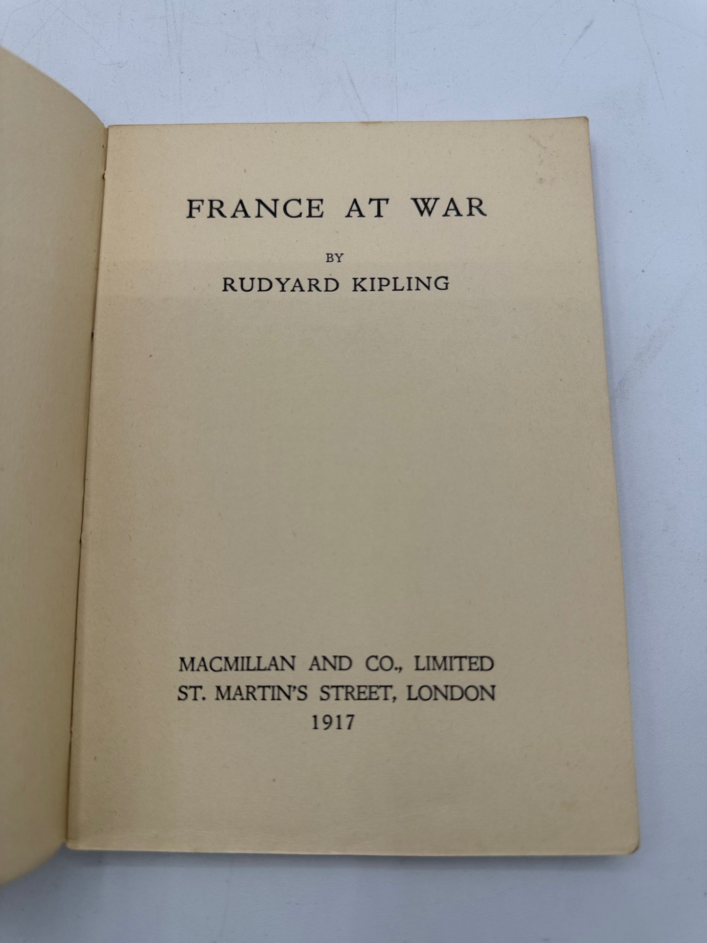 Rudyard Kipling’s France at War, 1917