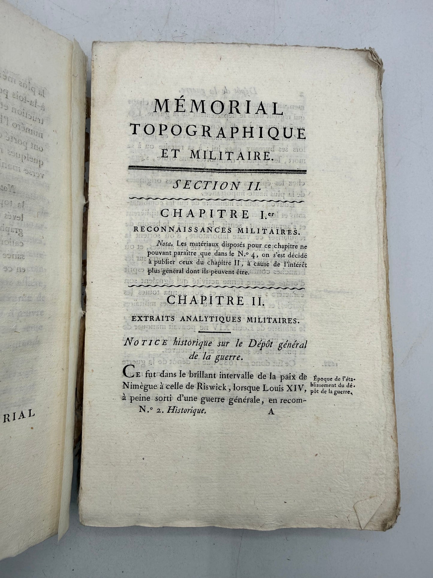 Topographical and Military Memorial, French, No 2