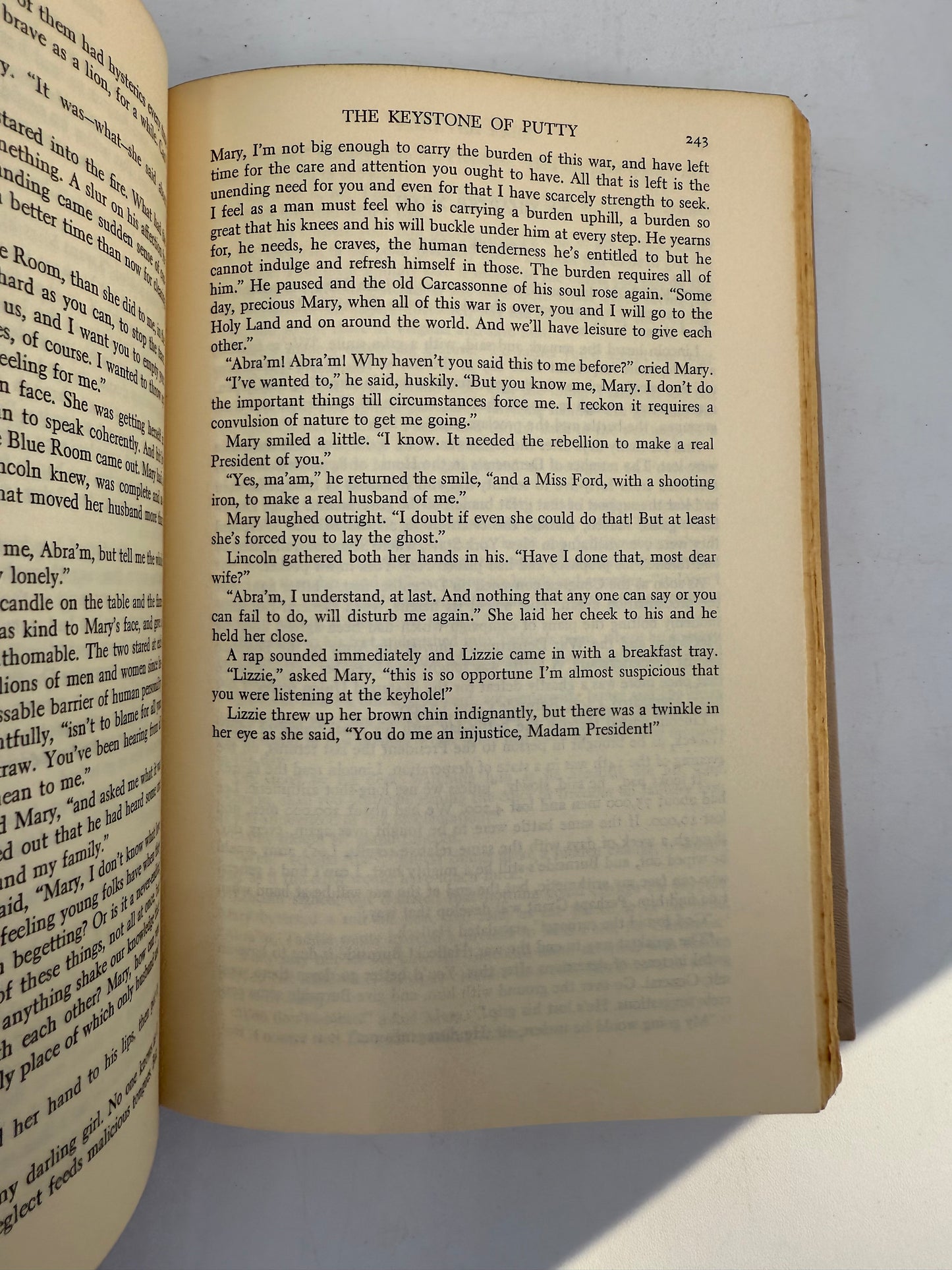 Lincoln Novel: Great Captain by Honore Morrow