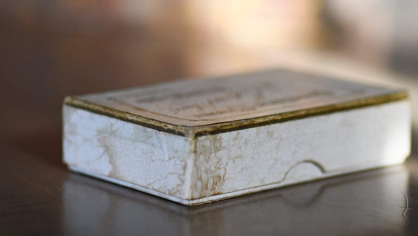 Vintage White French Stationery or Photograph Box