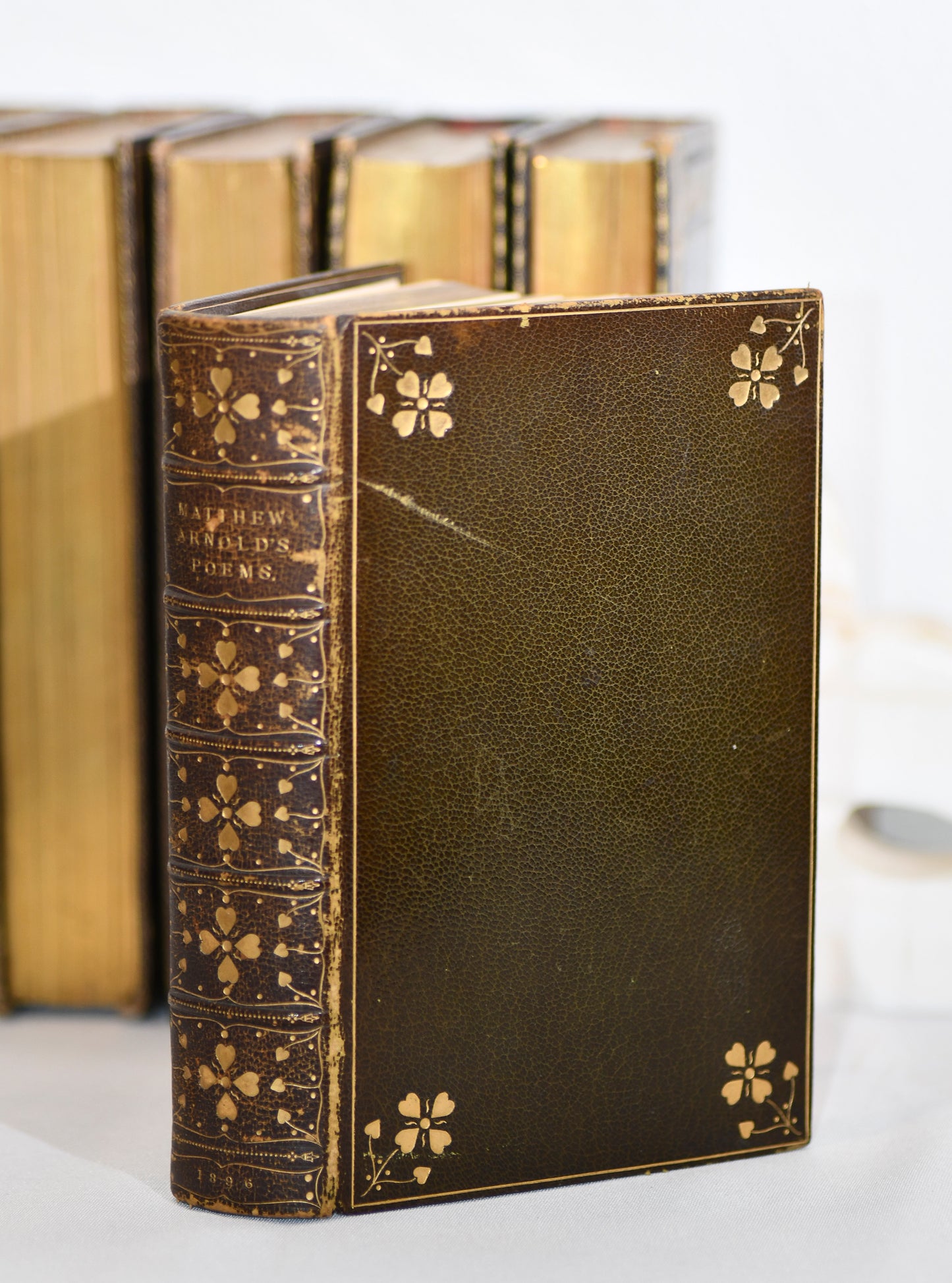 Poetical Works of Matthew Arnold, Decorative Leather, 1896