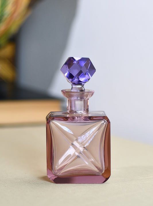 Vintage Perfume Bottle in Purple