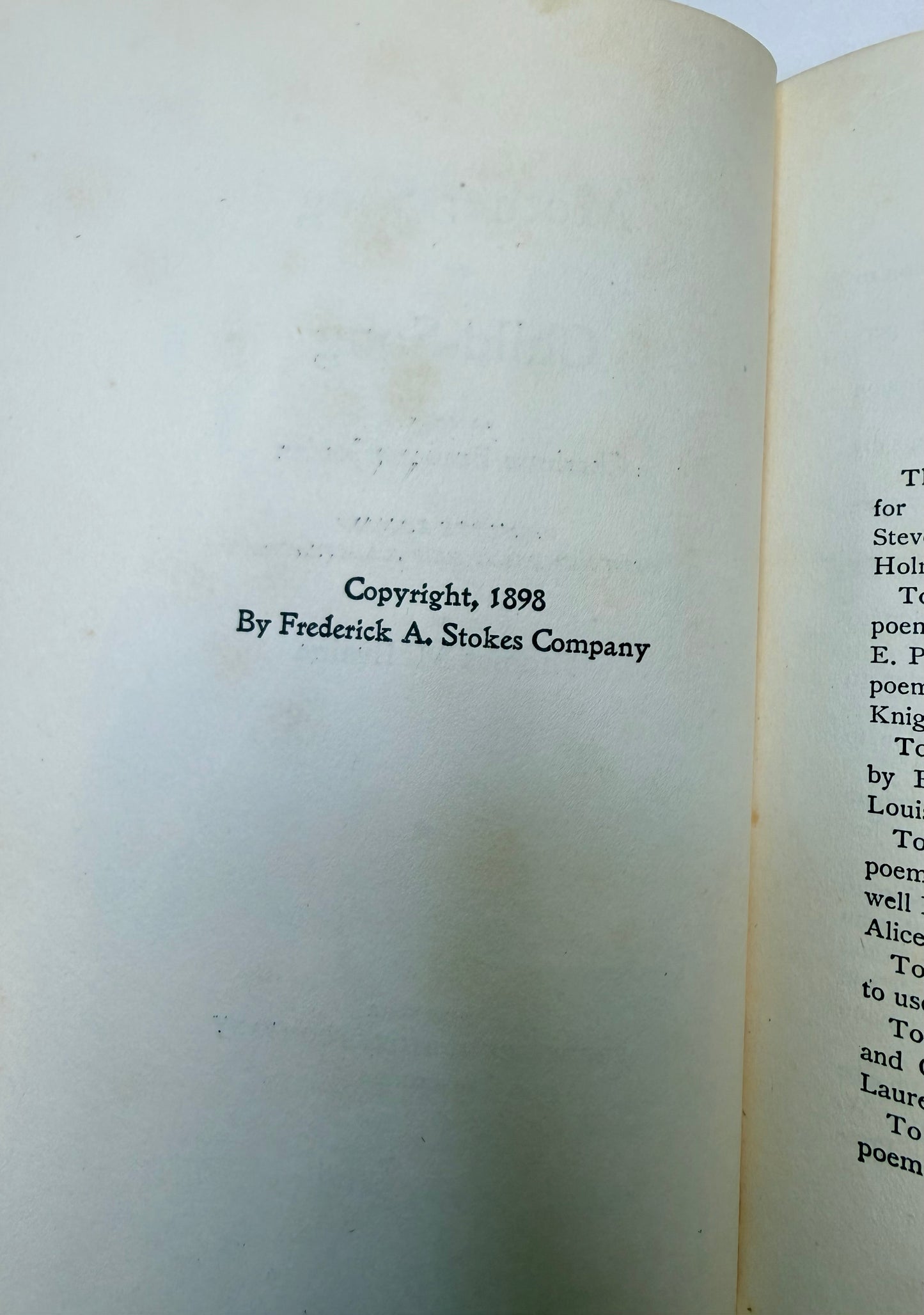 Mother Song and Child Song, Floral Book, 1898