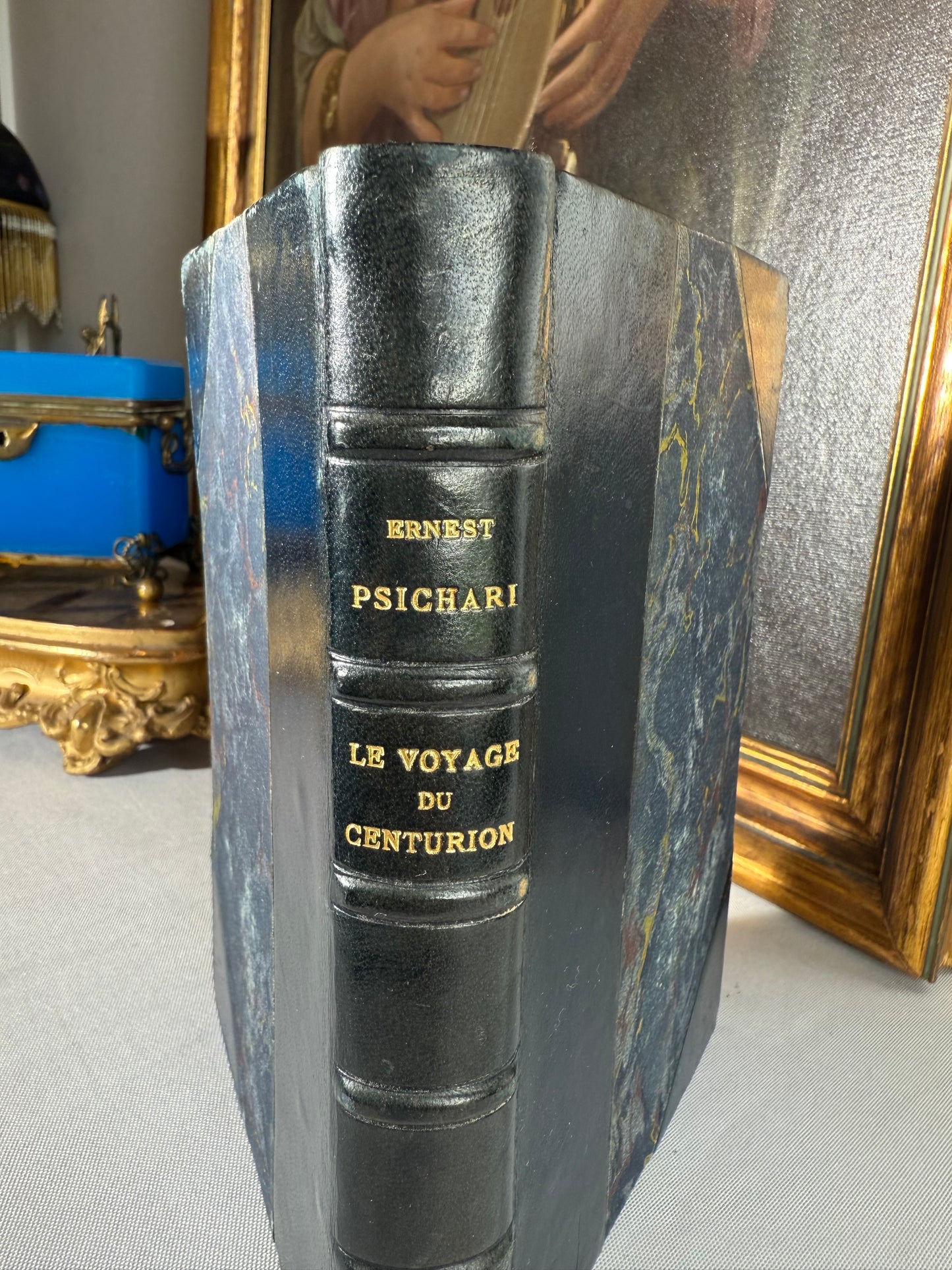 The Centurion’s Journey, 1945, French Dark Leather Book