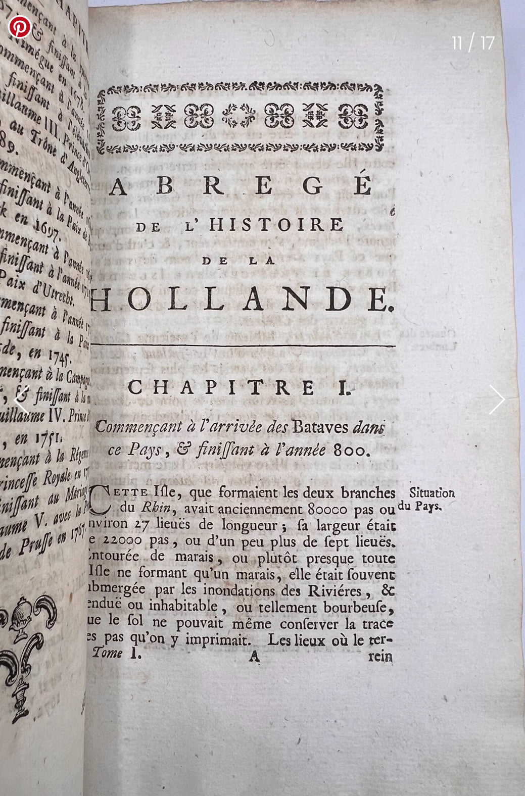 The History of Holland, French, 1788