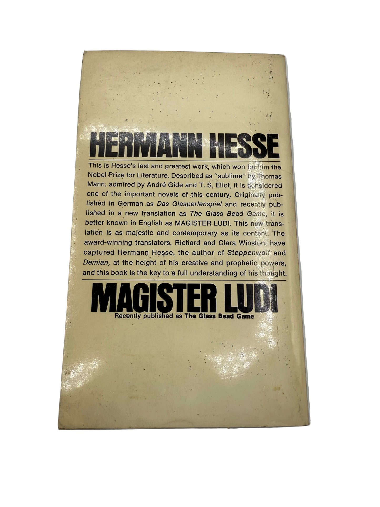 Hereman Hesse's Magister Ludi, 1972
