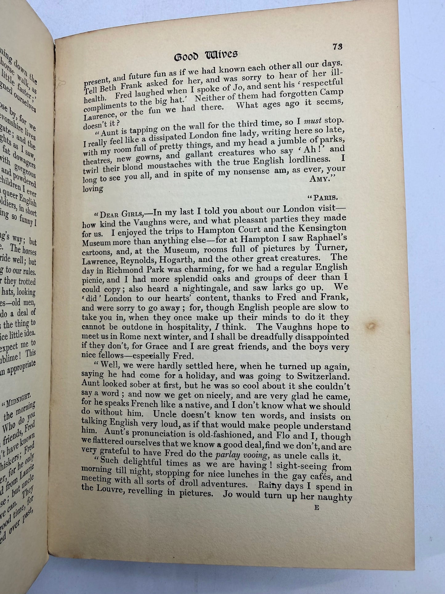 Good Wives by Louisa M Alcott, 1909