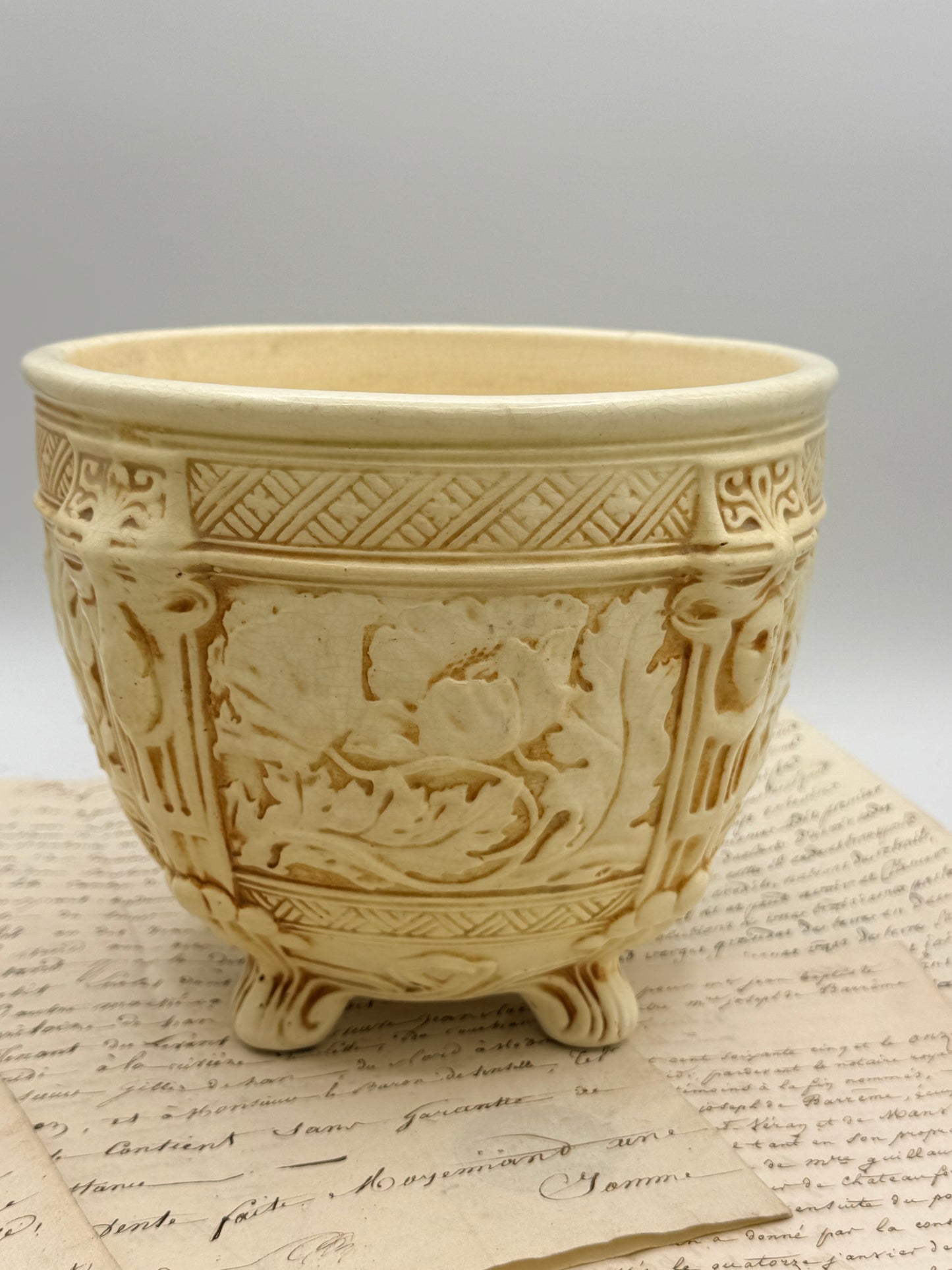 Weller Art Nouveau Jardiniere Planter, 6.25”