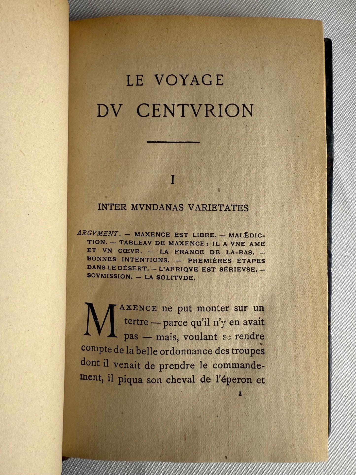 The Centurion’s Journey, 1945, French Dark Leather Book