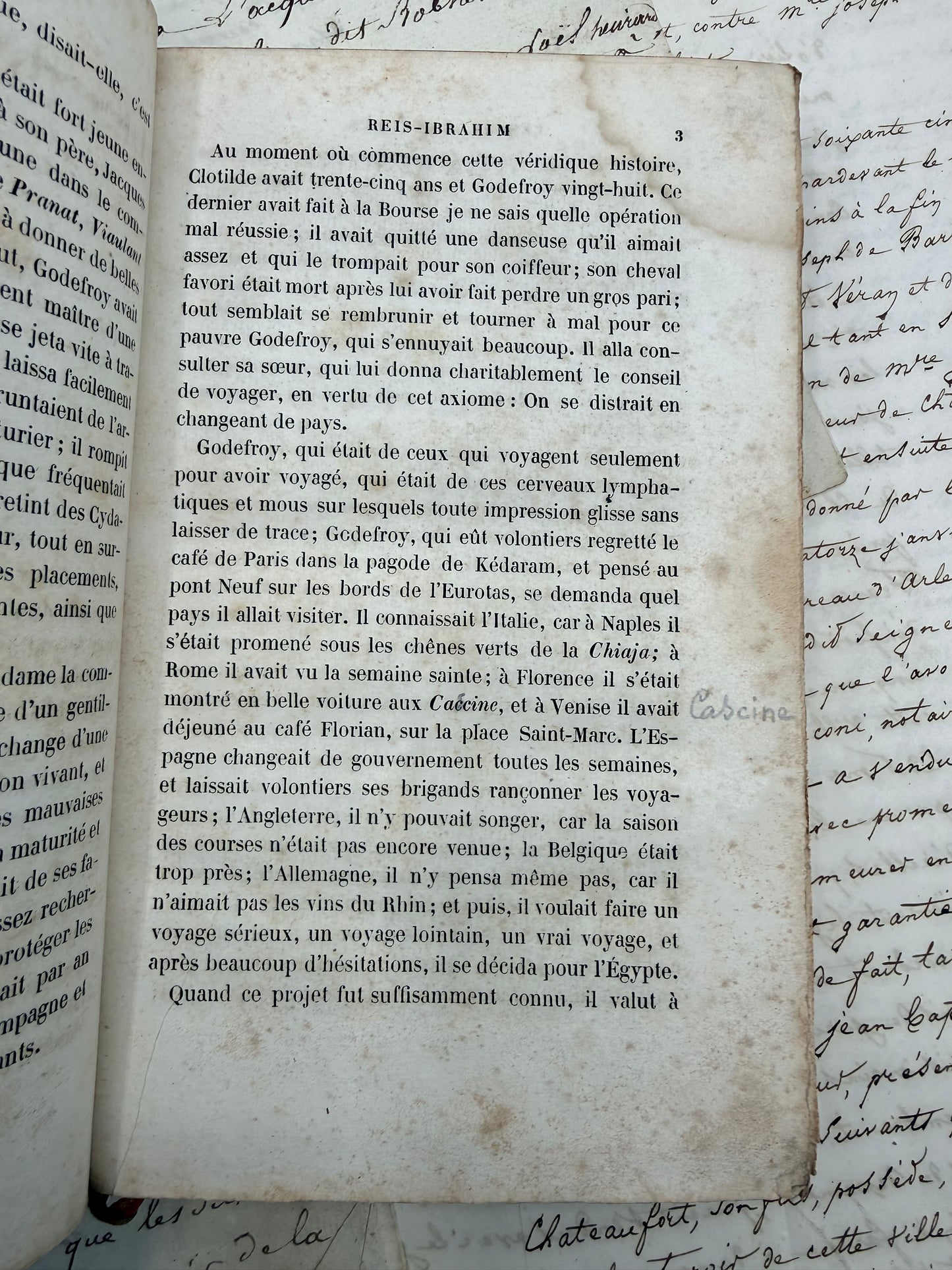 The Six Adventures, 1857, French