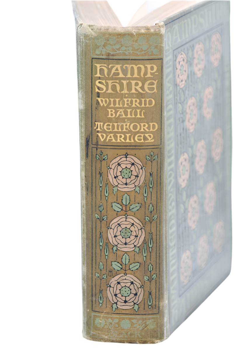 Hampshire Book with Paintings and Prints, 1909