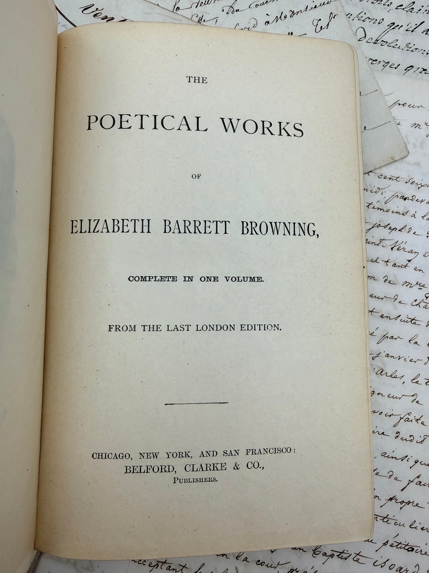 Elizabeth Barrett Browning, 1880’s