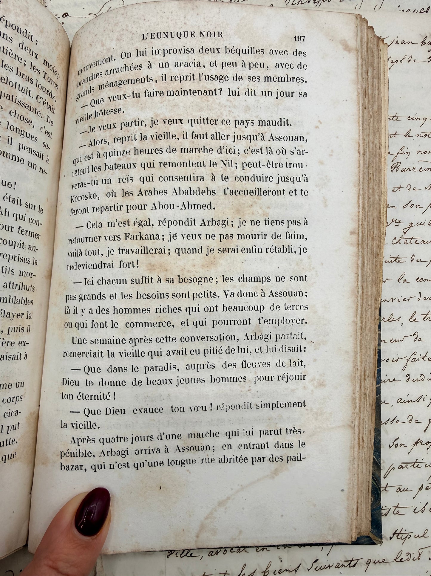 The Six Adventures, 1857, French