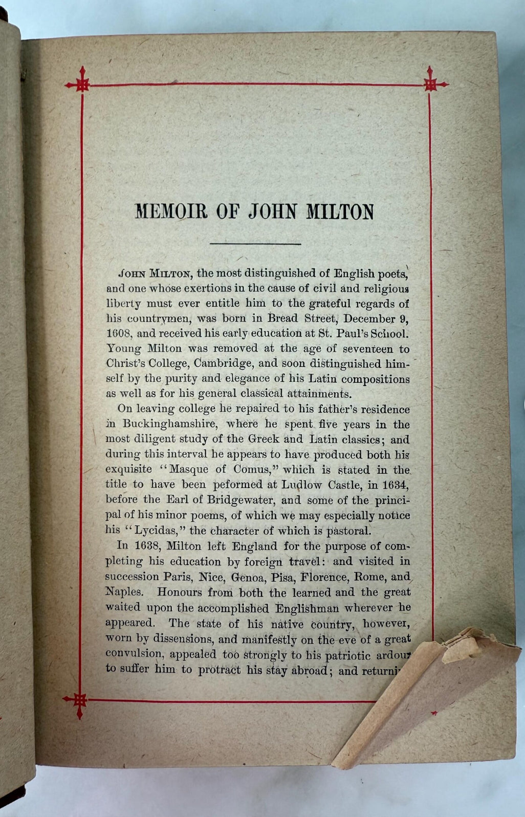 John Milton's Poetical Works, Paradise Lost