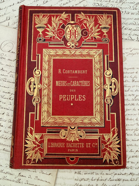 Customs and Characteristics of Peoples, French Cartonnage Book