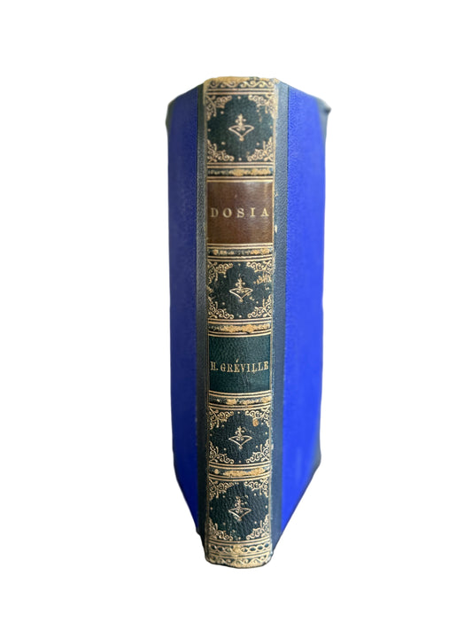 Dosia, Antique French Leather Book