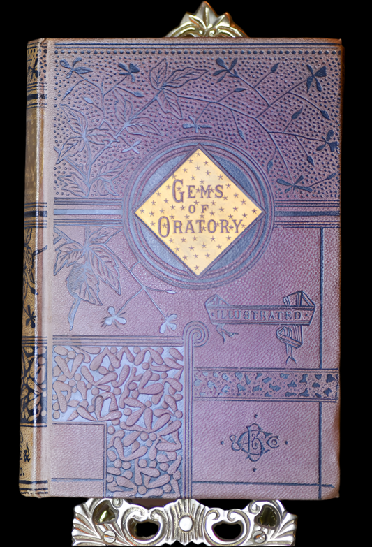 Gems of Oratory Book, Choice Selections, 1884