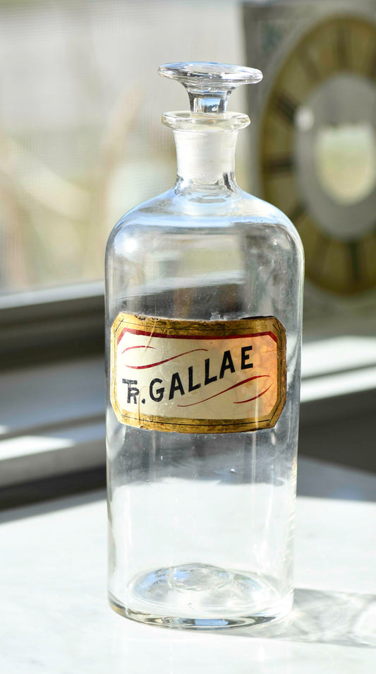 Vintage Apothecary Pharmacy Jar, 10"