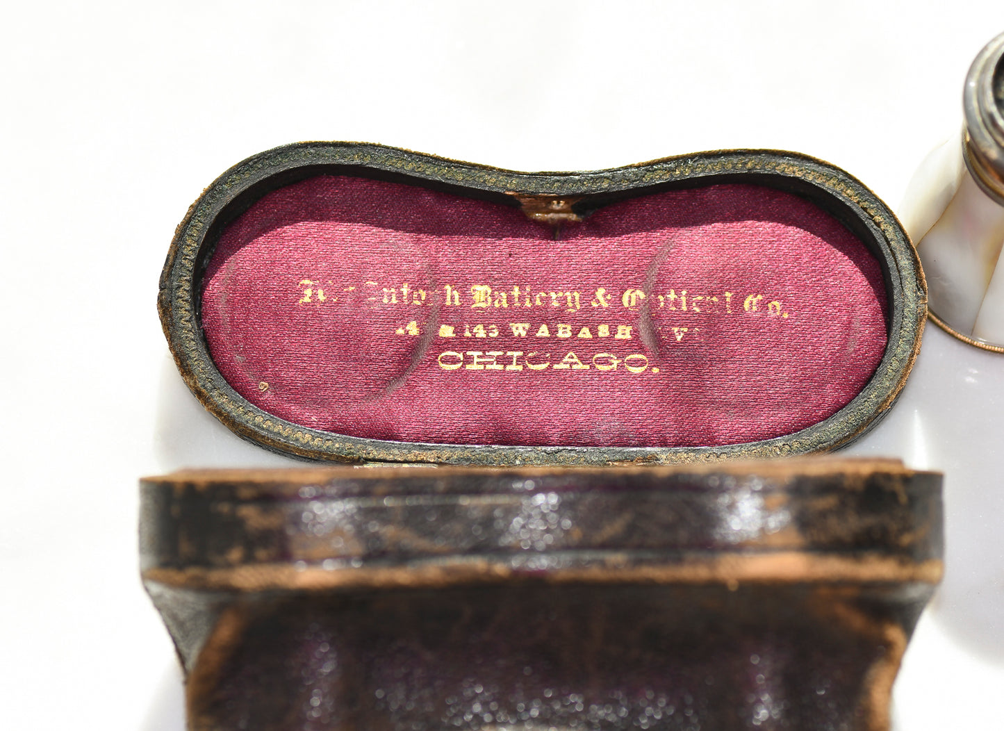 Opera Binoculars with Case, Mother of Pearl, Jumelles Opéra