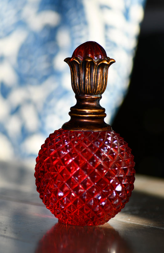 Vintage Perfume Bottle Paper Weight, 5.25"