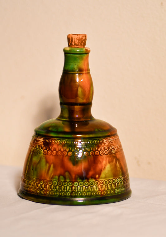 Vintage Majolica Green Glazed Jug